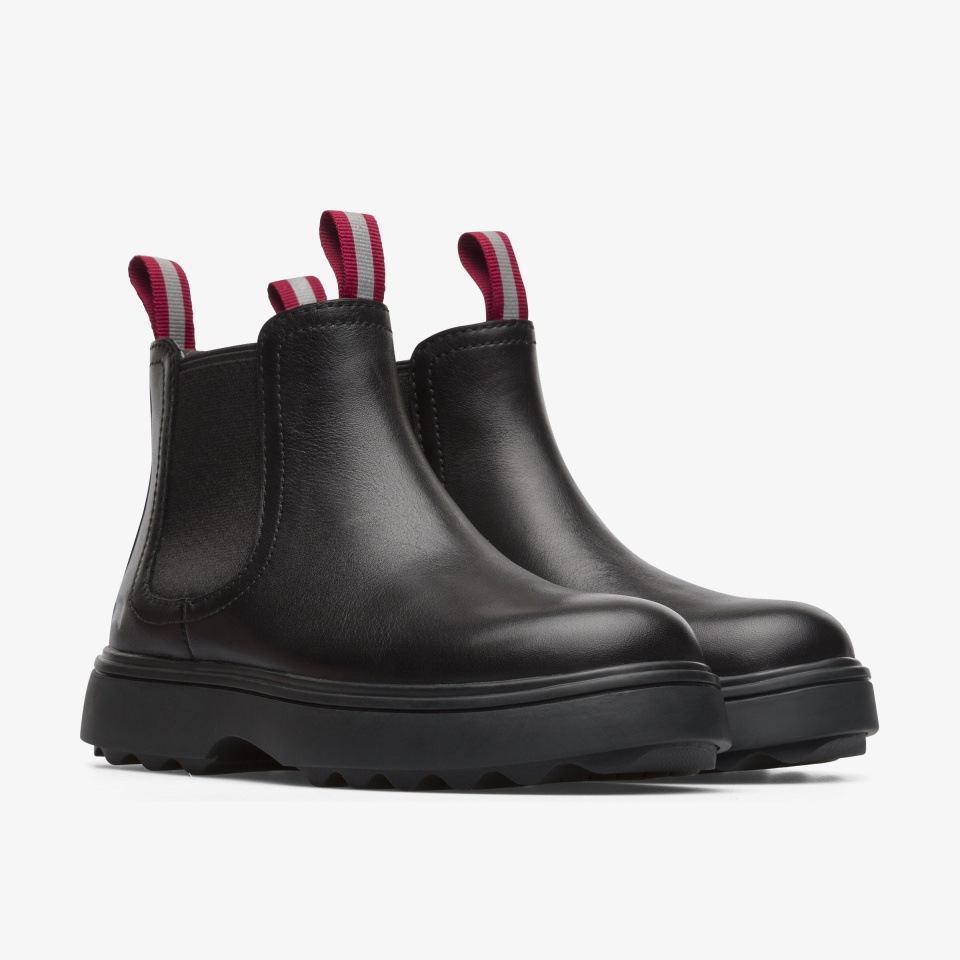 Camper Norte Black - Camper Boys Boots ||3802-SKTVE||